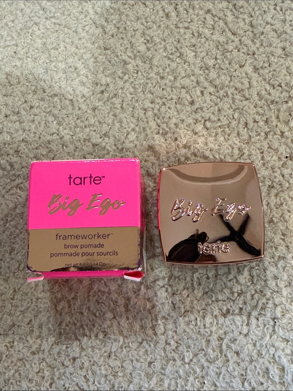 tarte big ego frameworker brow pomade in medium cool brown - BNIB